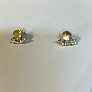 Betsey Johnson rhinestone shooting star earrings